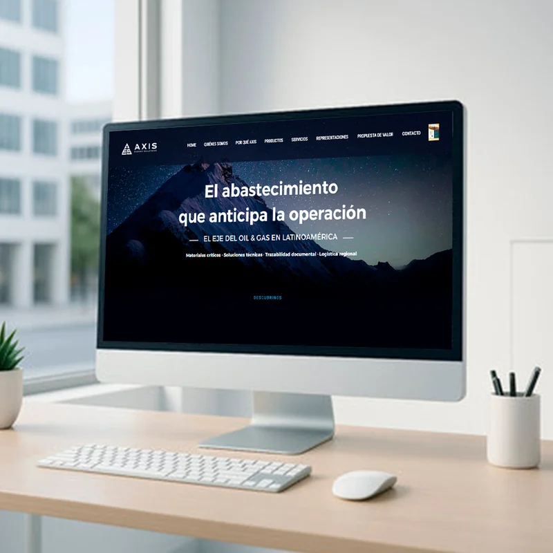 Axis Energy — Diseño web