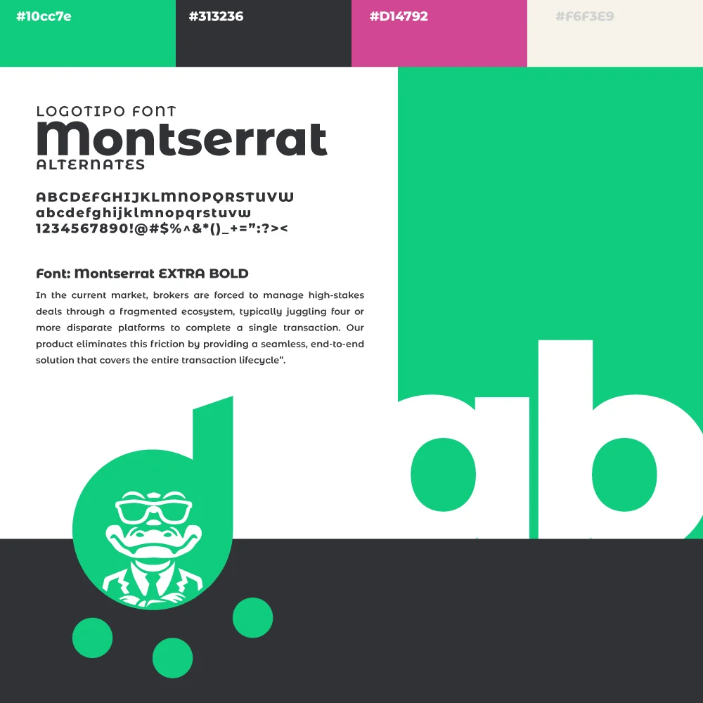 Dealegator — Paleta de colores y tipografía