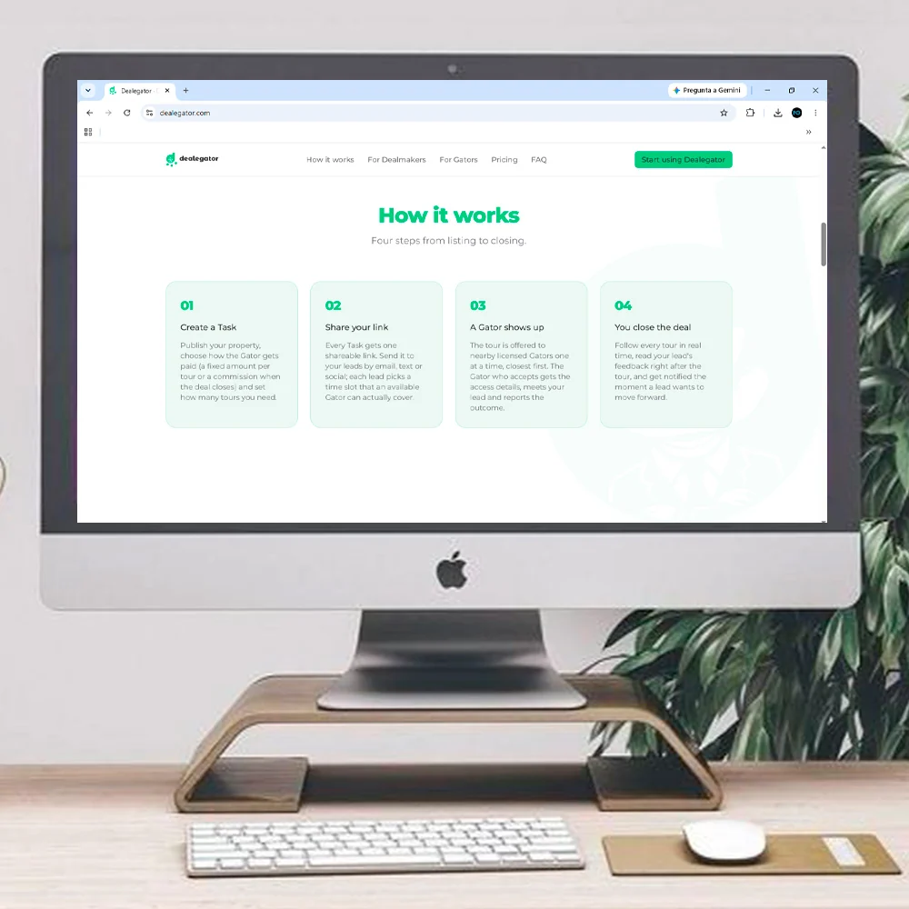 Dealegator — Diseño web · 2