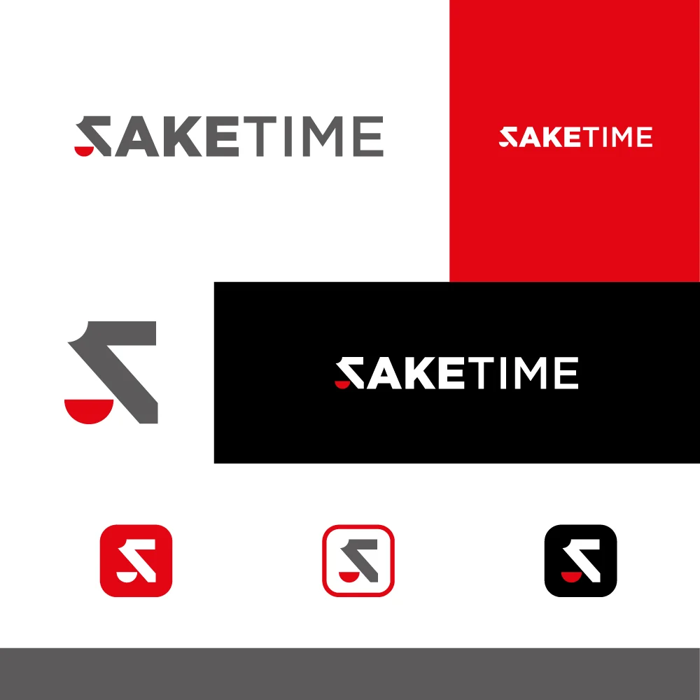 Saketime — Aplicación de marca